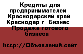 Кредиты для предпринимателей - Краснодарский край, Краснодар г. Бизнес » Продажа готового бизнеса   